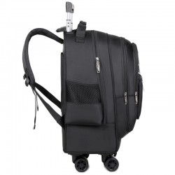 New foreign trade business backpack with multifunctional universal wheels, short-distance business travel luggage, large-capacity college student backpack New foreign trade business backpack with multifunctional universal wheels, short-distance business travel luggage, large-capacity college student backpack