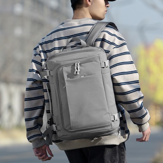 New cross-border men's and women's travel backpacks with shoe compartments and expandable shoe compartments, including gym bags. New cross-border men's and women's travel backpacks with shoe compartments and expandable shoe compartments, including gym bags.